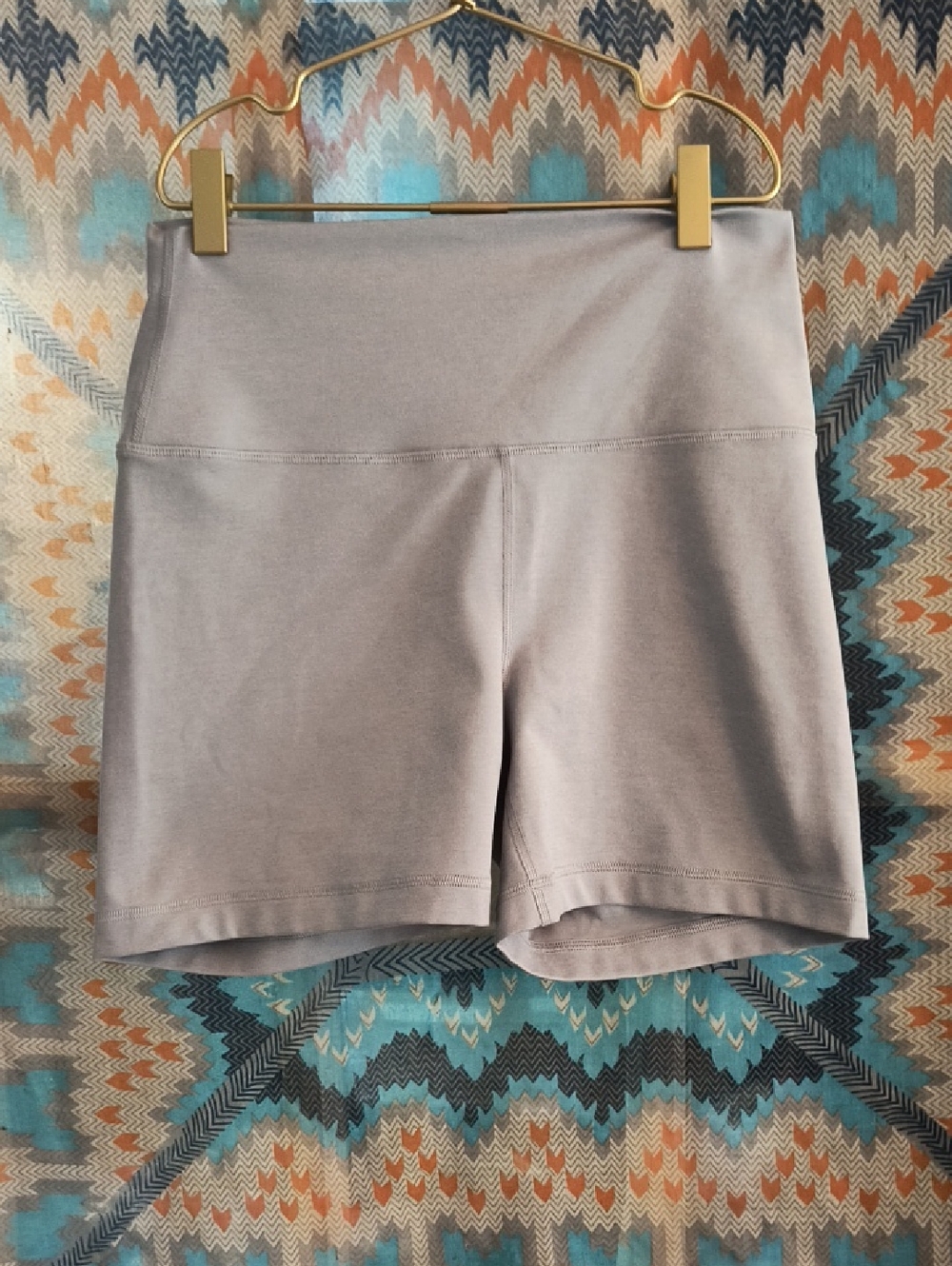 90 Degree By Reflex Women's Light Gray Bike Shorts